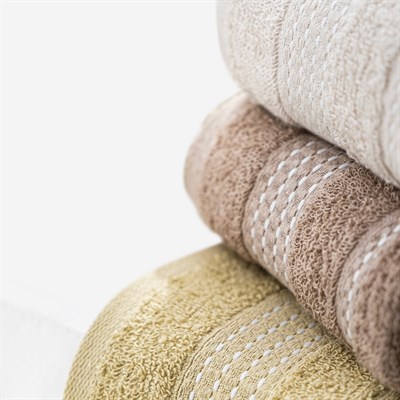 Schafer Home Liva 3 lü Havlu Seti 30x50 Cm-Asorti03