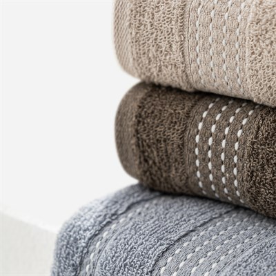 Schafer Home Liva 3 Lü Havlu Seti 30x50 Cm-Asorti02