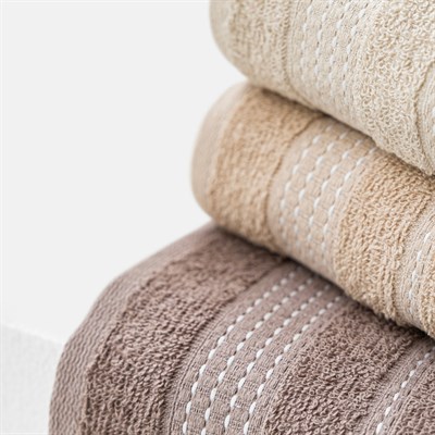 Schafer Home Liva 3 lü Havlu Seti 30x50 Cm-Asorti04