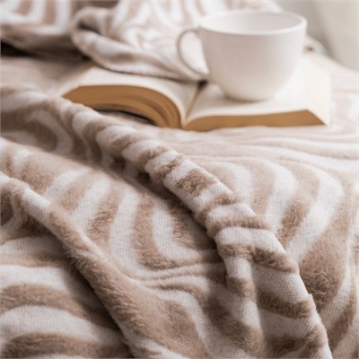 Schafer Home Merlin Tek Kişilik Battaniye 150x200 Cm 1 Parça-Bej