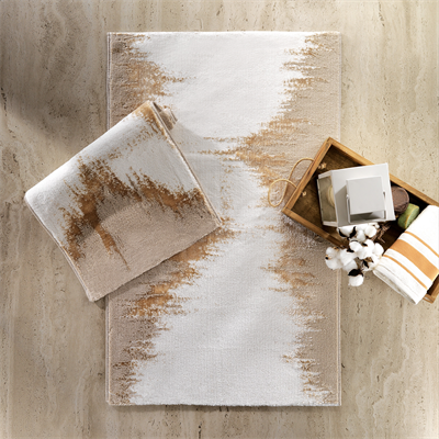 Schafer Home Natural 2 li Banyo Paspası-Gold