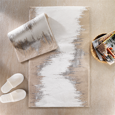 Schafer Home Natural 2 li Banyo Paspası-Bej