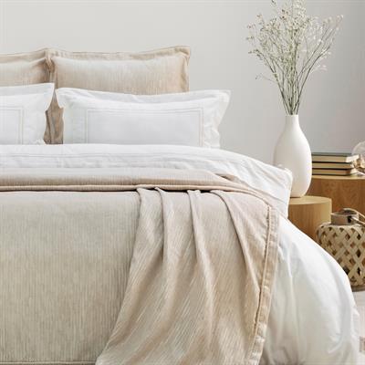 Schafer Home Pavia Şönil Yatak Örtüsü Nevresim Seti 7 Parça-Bej