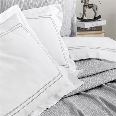 Schafer Home Pavia Şönil Yatak Örtüsü Nevresim Seti 7 Parça-Gri