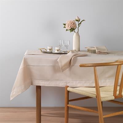 Schafer Home Pia Masa Örtüsü Seti 12 Parça - Cappuccino