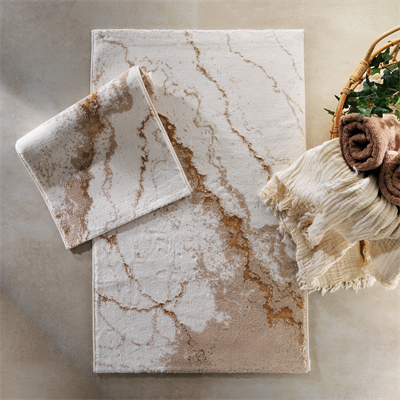 Schafer Home Retro 2 li Banyo Paspası-Gold