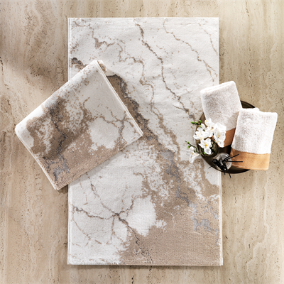 Schafer Home Retro 2 li Banyo Paspası-Bej