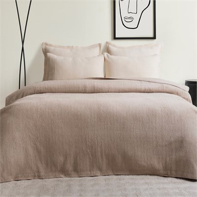 Schafer Home Ruby Çift Kişilik Battaniye 200x220 Cm 1 Parça-Taş Rengi