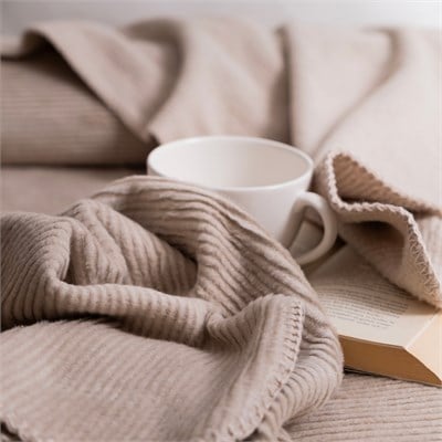 Schafer Home Ruby Tek Kişilik Battaniye 150x200 Cm 1 Parça - Taş Rengi