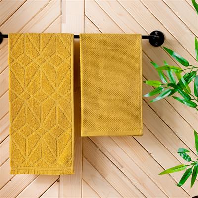 Schafer Home Solid 2 li Kurulama Bezi 40x60 Cm-Hardal