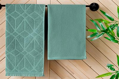 Schafer Home Solid 2 li Kurulama Bezi 40x60 Cm-Yeşil