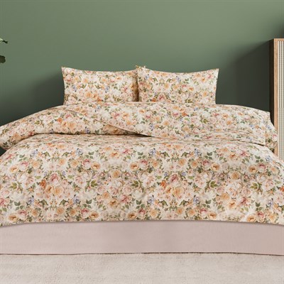 Schafer Home Spring 3D Pamuk Çift Kişilik Nevresim Takımı 4 Parça