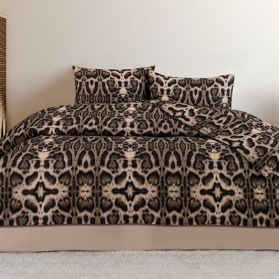 Schafer Home Tigra 3D Pamuk Çift Kişilik Nevresim Takımı 4 Parça
