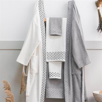 Schafer Home Veluro Banyo Seti 6 Parça-Gri