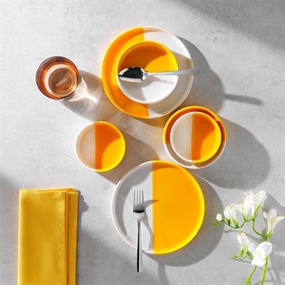 Schafer Iconic 2 Kişilik Kahvaltı Takımı 8 Parça-Sarı