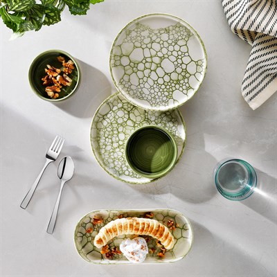 Schafer Iconic 4 Kişilik Kahvaltı Takımı 10 Parça-Yeşil02