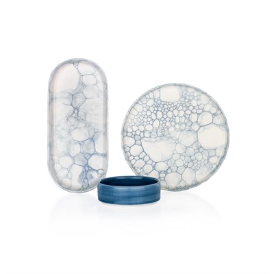 Schafer Iconic 4 Kişilik Kahvaltı Takımı 10 Parça-Lacivert