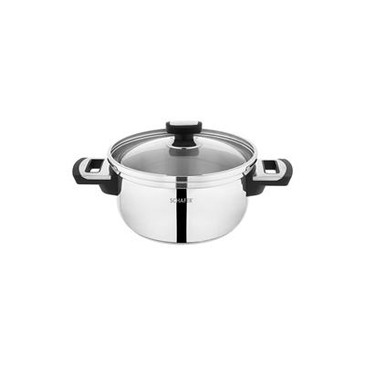 Schafer İnSafe 2 li Düdüklü Tencere Seti 4 Parça-Siyah