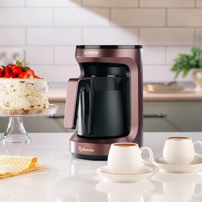Schafer Kahvecim Otomatik Türk Kahve Makinesi-Kahverengi