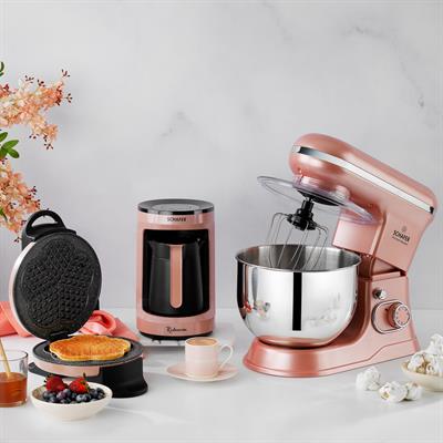 Schafer Kahvecim Otomatik Türk Kahve Makinesi-Rosegold