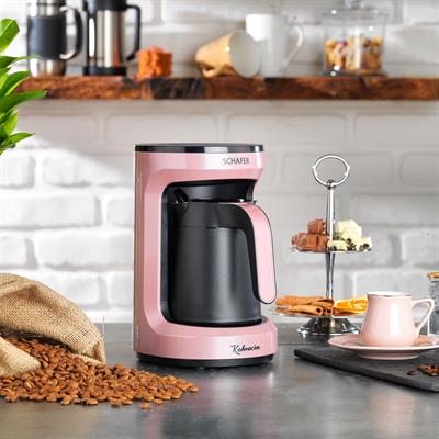 Schafer Kahvecim Otomatik Türk Kahve Makinesi-Rosegold