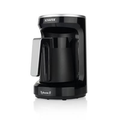Schafer Kahvecim S Otomatik Sütlü Türk Kahve Makinesi-Siyah