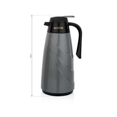 Schafer Kitchenhouse Mimoza Cam Termos 1,5 L-Gri