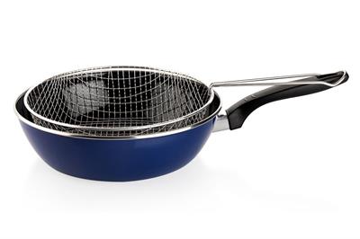 Schafer Komfort Derin Kızartma Tavası 2 Parça-Lacivert