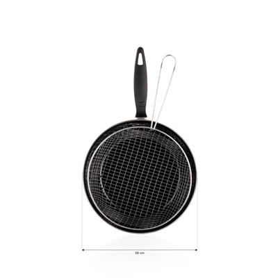 Schafer Komfort Derin Kızartma Tavası 2 Parça-Siyah