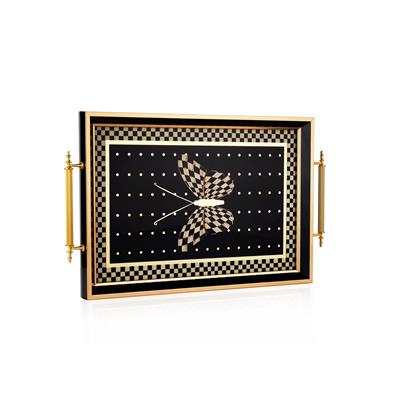 Schafer Kunst Tepsi 1 Parça-Gold/Siyah08