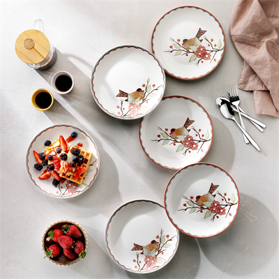 Schafer Lanis Pasta Servis Seti 6 Parça-Asorti