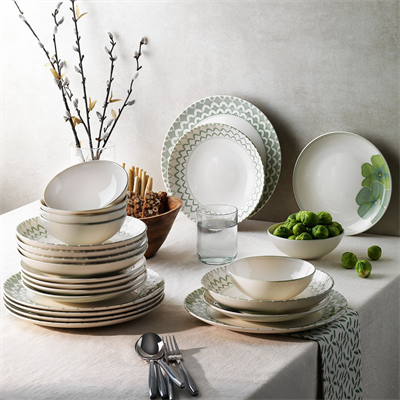 Schafer Lanis Yemek Takımı 24 Parça-Yeşil02