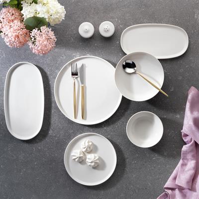 Schafer Lilya Yemek Takımı 55 Parça-Beyaz