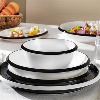 Schafer Lizzy Yemek Takımı 36 Parça-Siyah