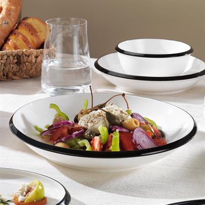 Schafer Lizzy Yemek Takımı 36 Parça-Siyah