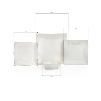 Schafer Lovise Yemek Takımı 24 Parça-Gold