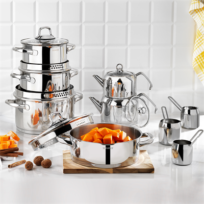 Schafer Mastercook 25 Parça Paslanmaz Çelik Çeyiz Seti