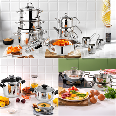 Schafer Mastercook 25 Parça Paslanmaz Çelik Çeyiz Seti