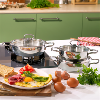 Schafer Mastercook 25 Parça Paslanmaz Çelik Çeyiz Seti