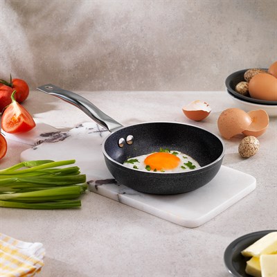 Schafer Micro Mini 14 Cm Yanmaz Yapışmaz Tava-Antrasit