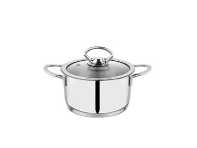 Schafer Micro Mini Derin Çelik Tencere 16 Cm-2 Parça