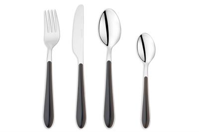 Schafer Mona 24 Parça Çatal Kaşık Bıçak Takımı-Siyah02