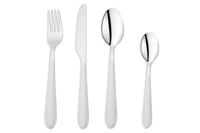 Schafer Mona 24 Parça Çatal Kaşık Bıçak Takımı-Beyaz