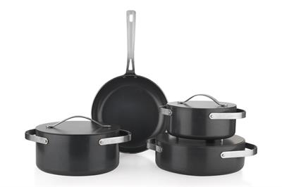 Schafer Moonlight Seramik Tencere Seti 7 Parça-Siyah