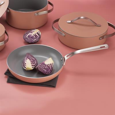 Schafer Moonlight Seramik Tencere Seti 7 Parça-Rosegold