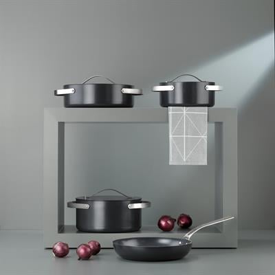 Schafer Moonlight Seramik Tencere Seti 7 Parça-Siyah