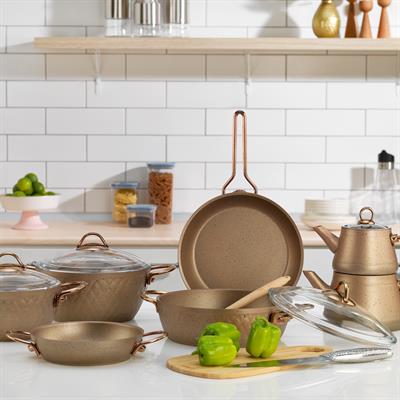 Schafer New Range Çeyiz Seti 11 Parça-Bakır