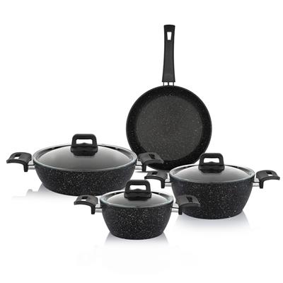 Schafer New Savor Tencere Seti 7 Parça-Siyah