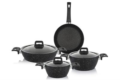 Schafer New Savor Tencere Seti 7 Parça-Siyah