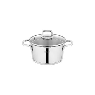 Schafer New Stahl Çelik Tencere Seti 8 Parça-Inox